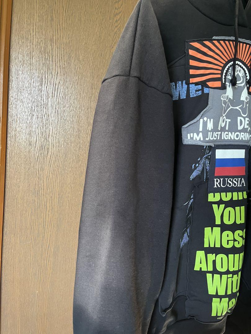 VETEMENTS パッチワークパーカーXS