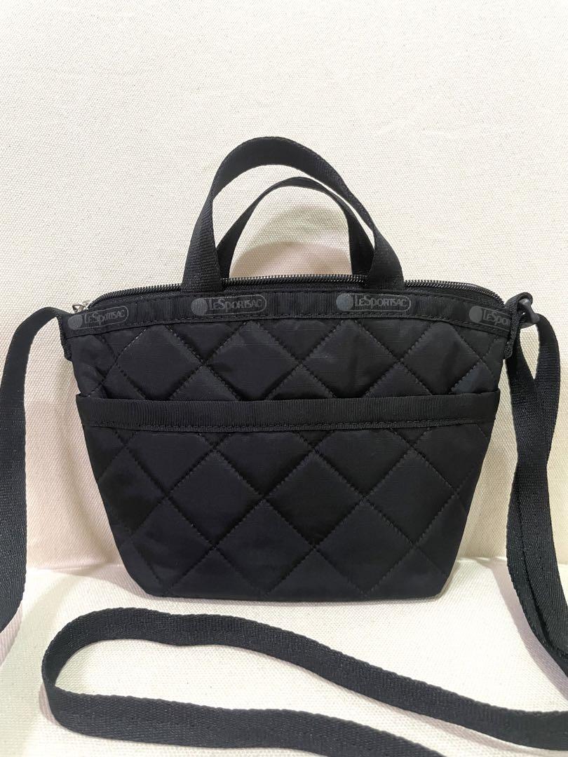 Le Sportsac ミニ クロスボディ キルト 黒