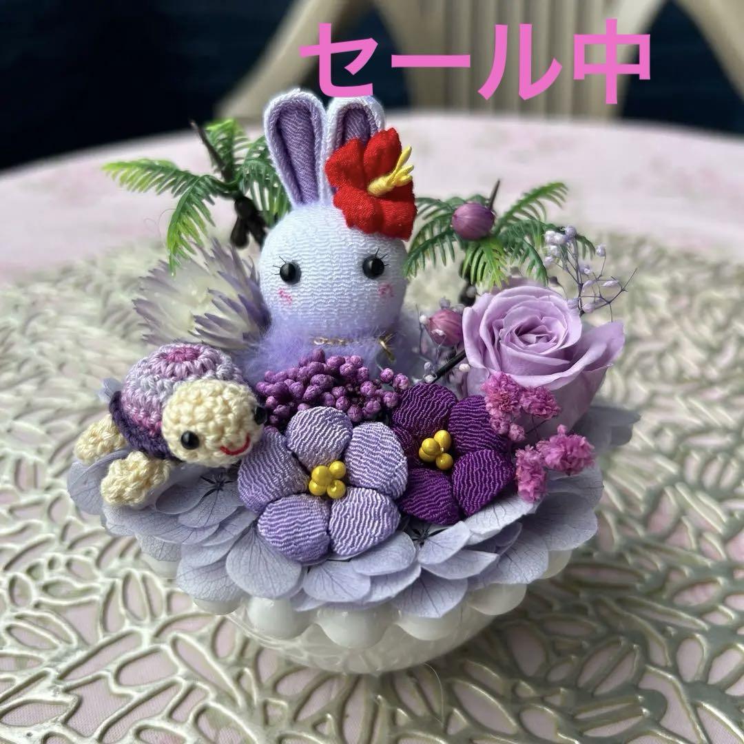 ハンドメイド❣️Aloha～❣️ハイビスカス❣️夏フラワーアレンジ❁⃘*.゜ ハンドメイド❣️Aloha～❣️ハイビスカス❣️夏フラワー
