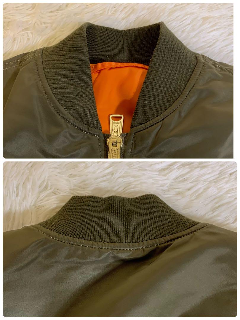 ALPHA INDUSTRIES アルファ　MA-1 フライトジャケット　スリム
