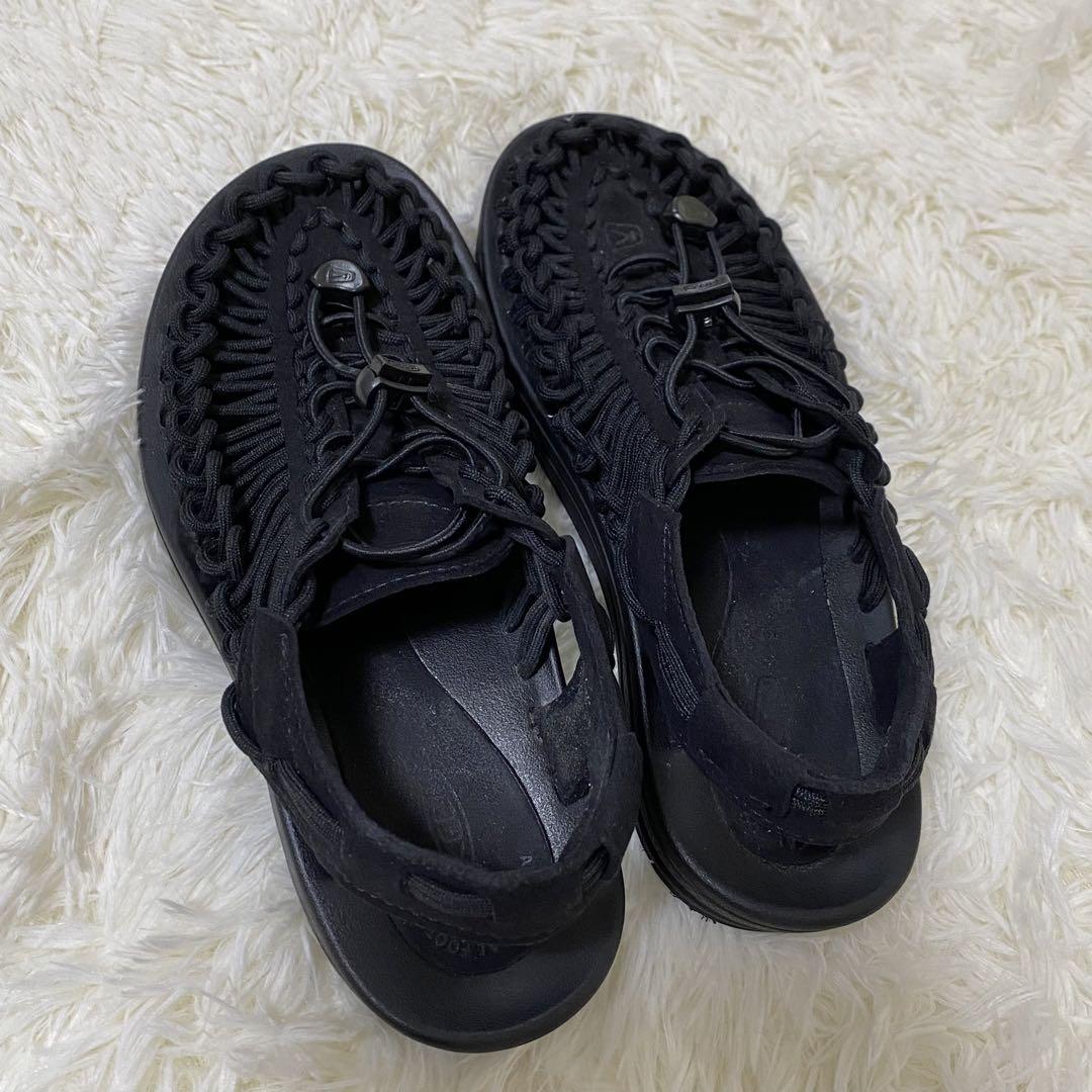 KEEN UNEEK アウトドアサンダル オールブラック　24cm