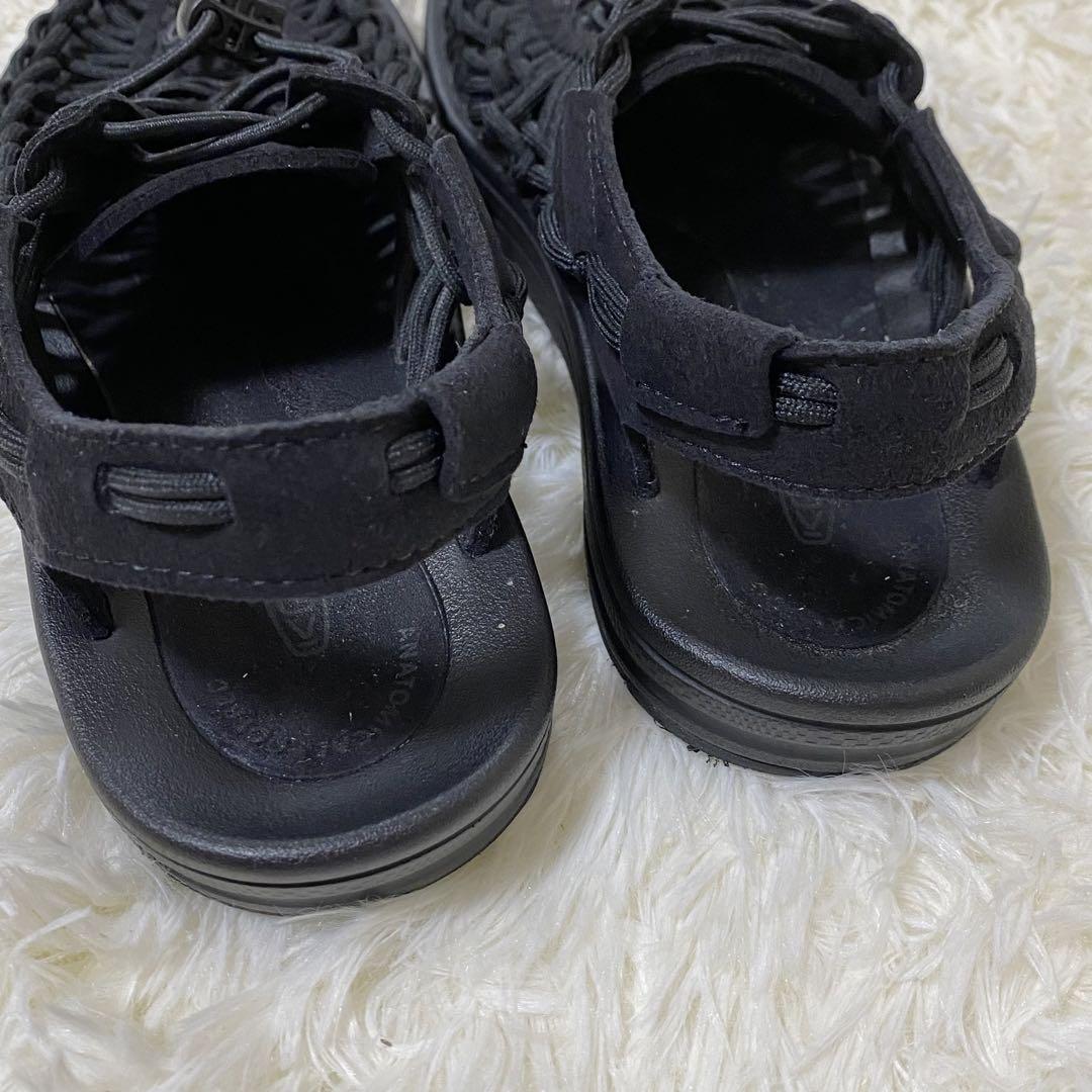 KEEN UNEEK アウトドアサンダル オールブラック　24cm