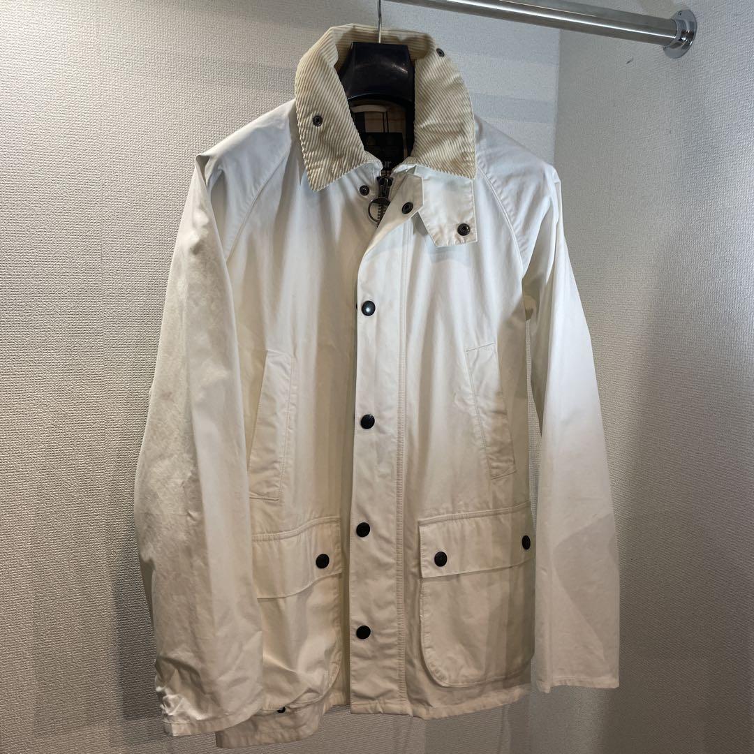 Barbourバブアー|BEDALEビデイル|ホワイト|ミントコンディション