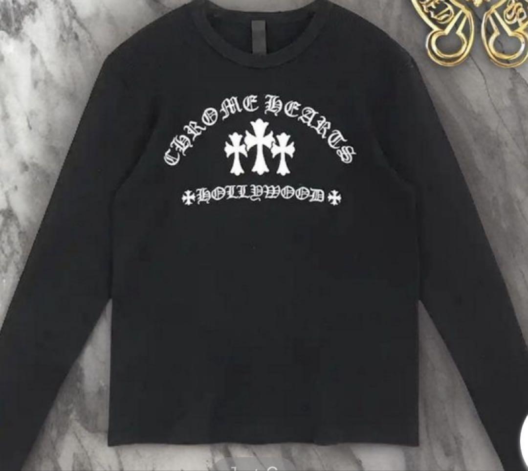 Chrome Hearts トリプルクロス ロンT ブラック 入手困難