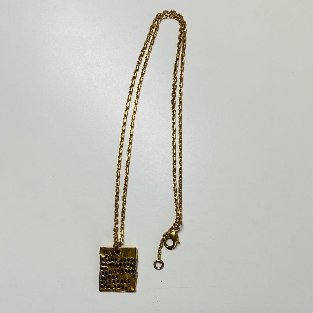 セルジュトラヴァルSERGE THORAVAL 反射 ネックレス ゴールド 箱無