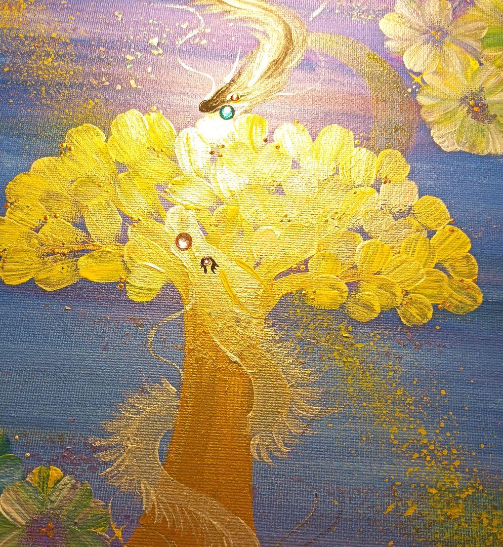 開運絵画　❀融合❀唯一無二の存在❀ 開運絵画 ❀希望の繋 ☯融合 本日最強開運日 - メルカリ