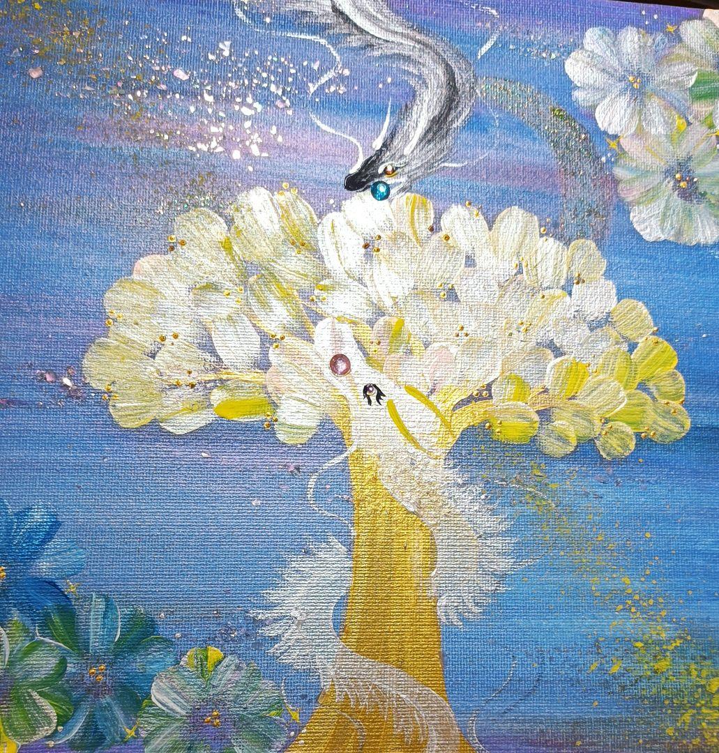開運絵画　❀融合❀唯一無二の存在❀ 開運絵画 ❀希望の繋 ☯融合 本日最強開運日 - メルカリ