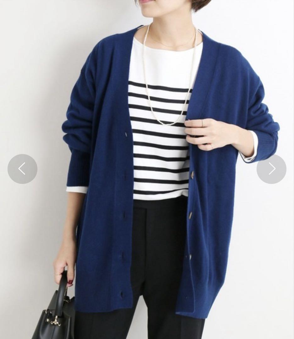 極美品♪イエナ カシミヤBIG Vネックカーディガン ゆったり