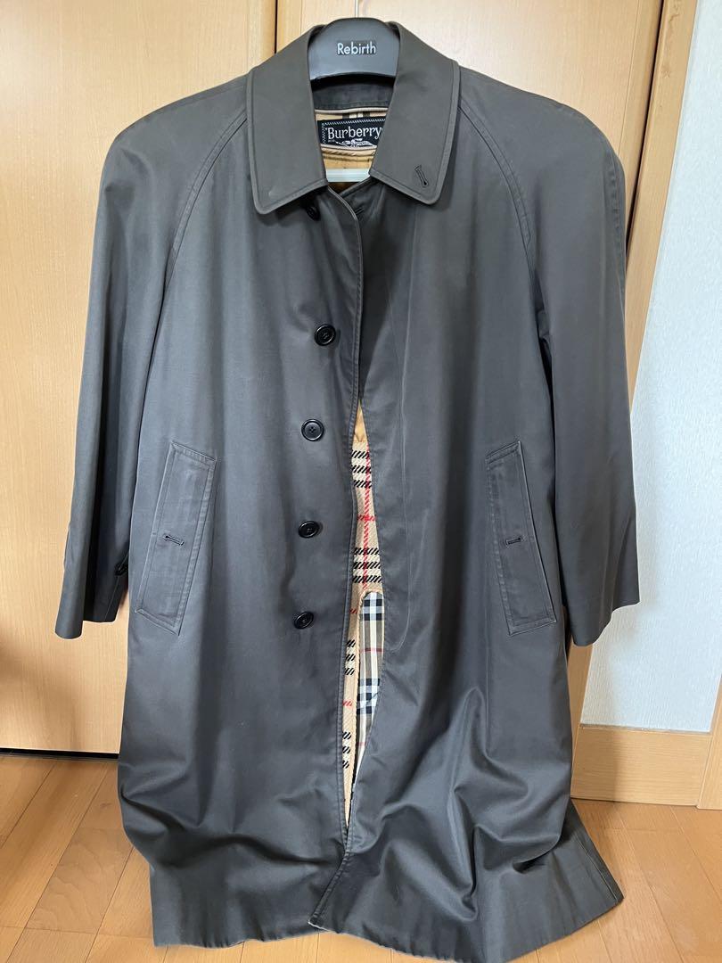 Burberrys バーバリー ステンカラー コート チェックライナー付 160