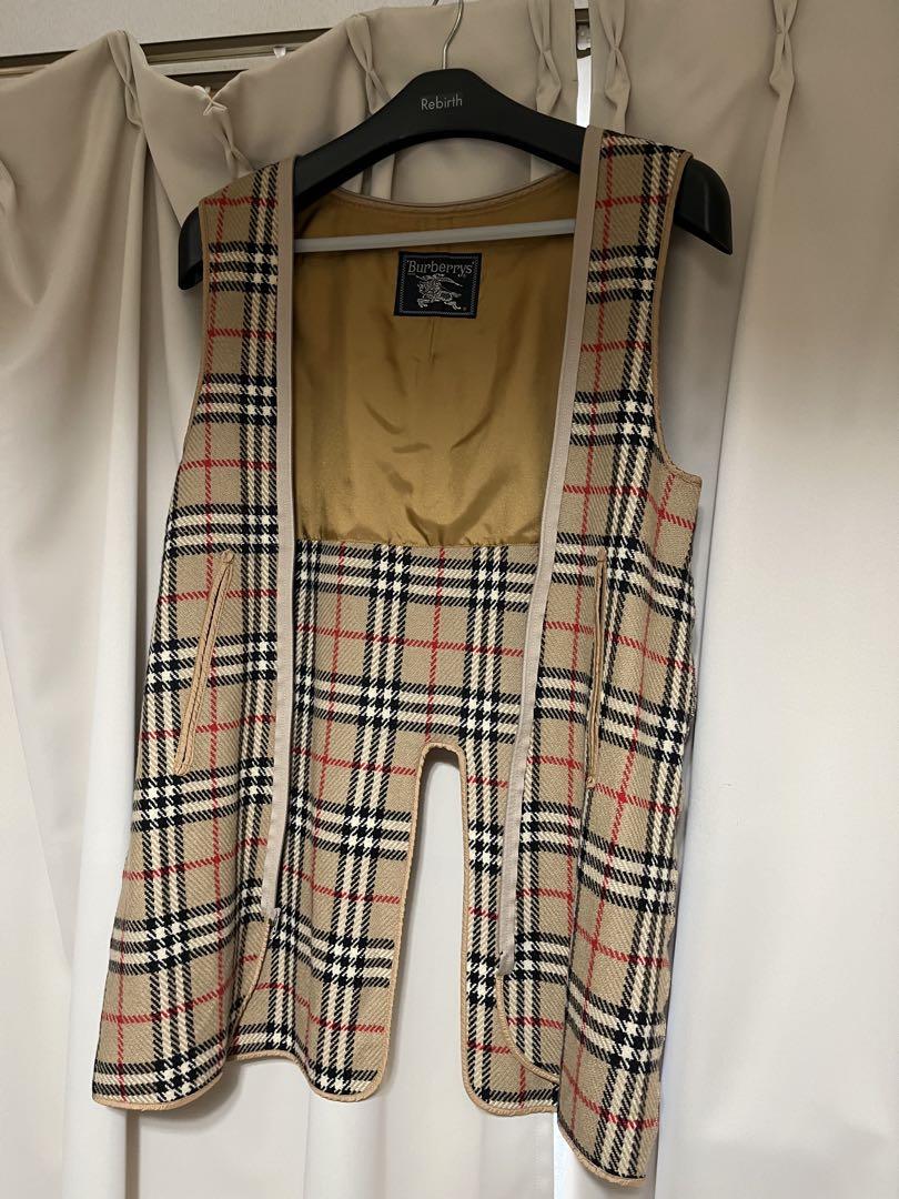 Burberrys バーバリー ステンカラー コート チェックライナー付 160
