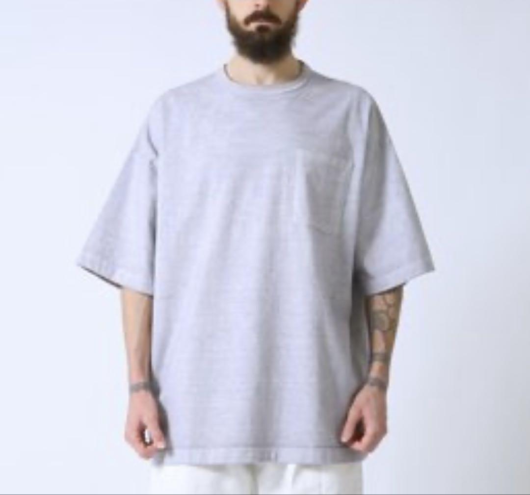 GOLD HEAVY COTTON BOX TEE PIGMENT DYED