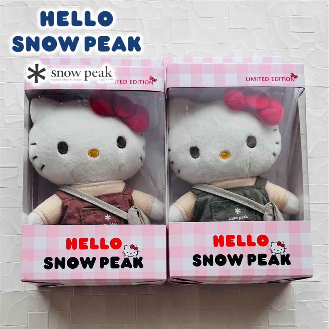 【 韓国限定 】　スノーピーク　snow peak　キティ　コラボ　キーホルダー