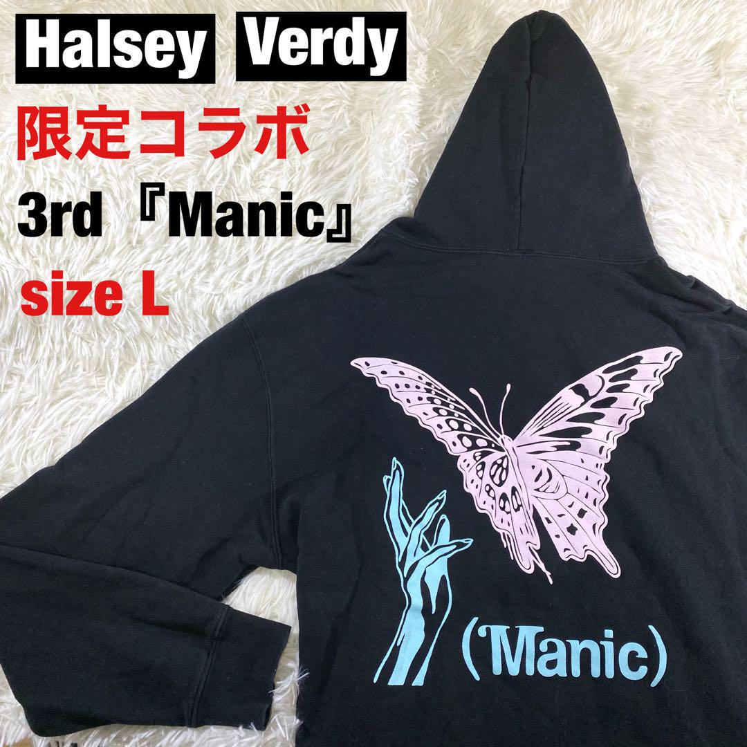 Halsey+Verdy 3rd アルバム『Manic』黒Lサイズ