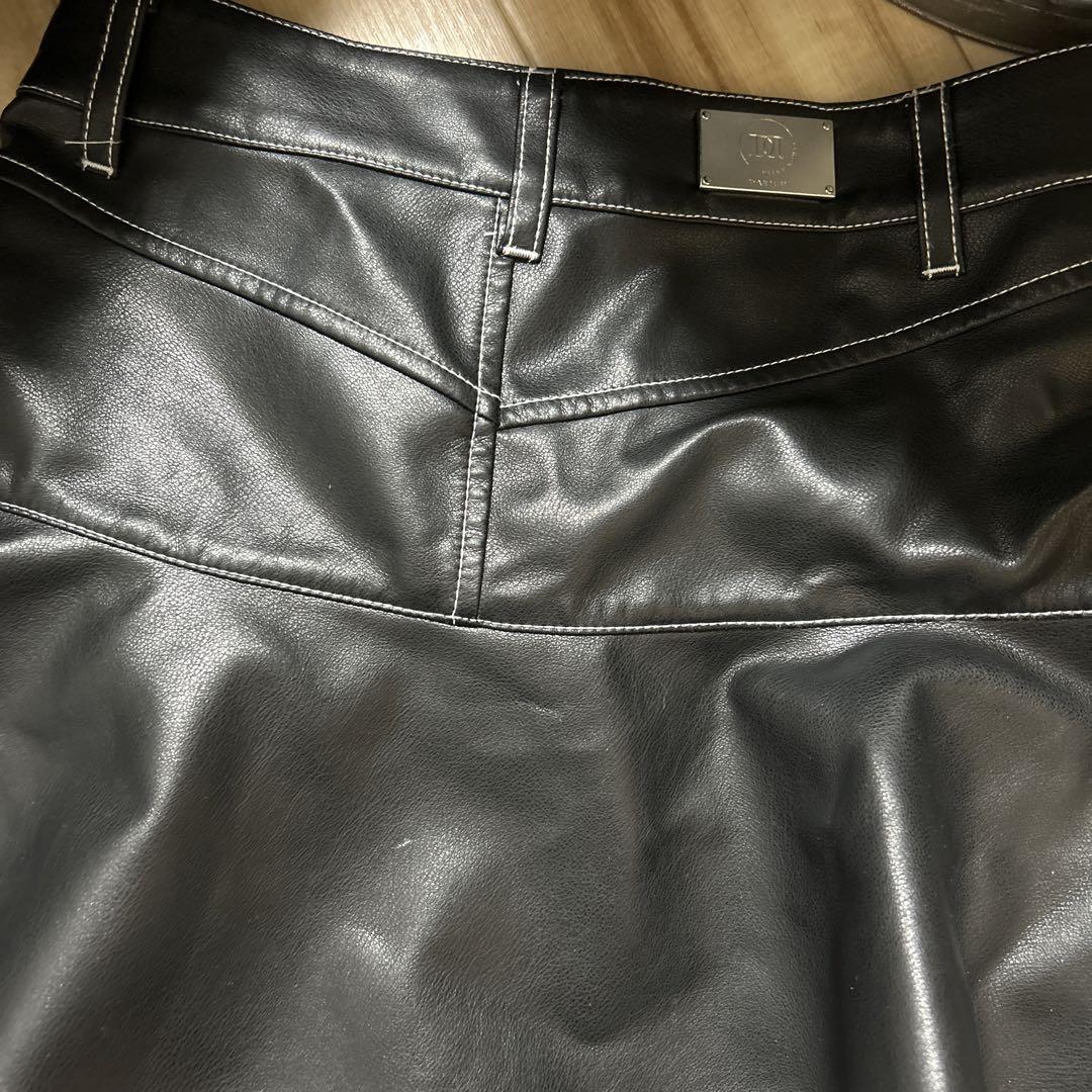 Darich フリルレザーショートパンツ　S