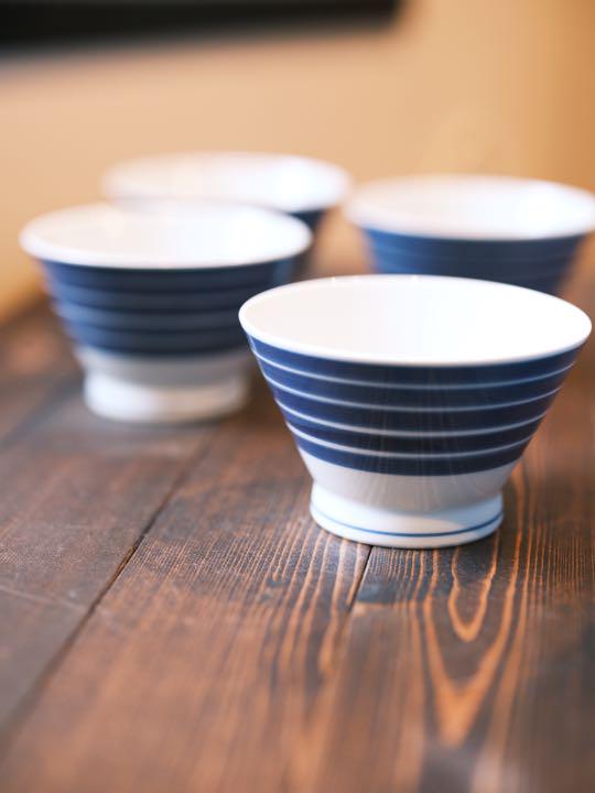 波佐見焼　無印良品　どんぶり4点セット
