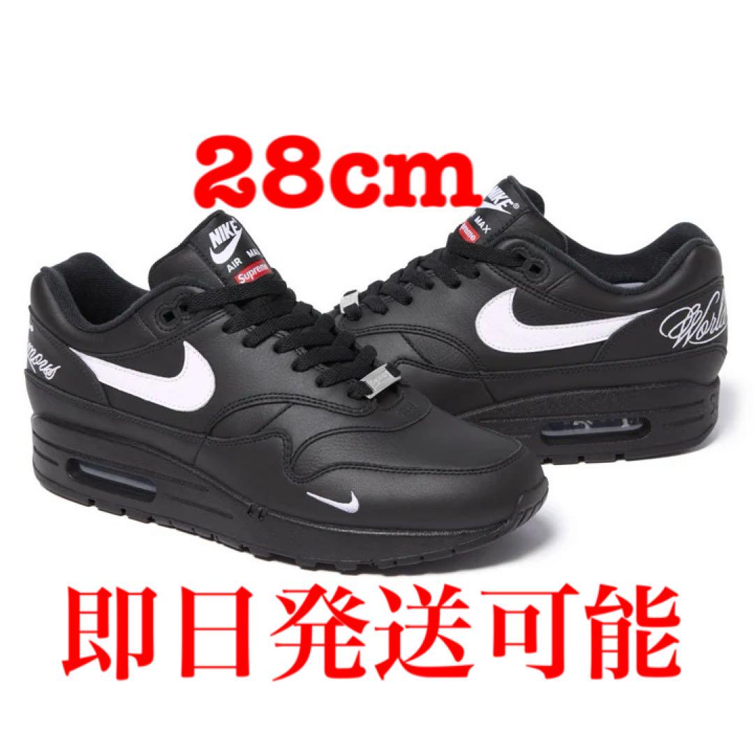 Supreme Nike Air Max 1 28cm US10 BLACK