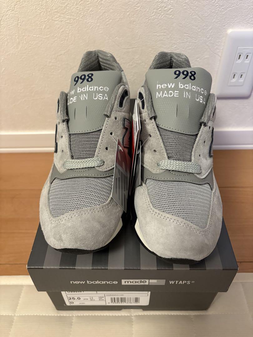 wtaps × new balance M998WT GRAY 25cm us7