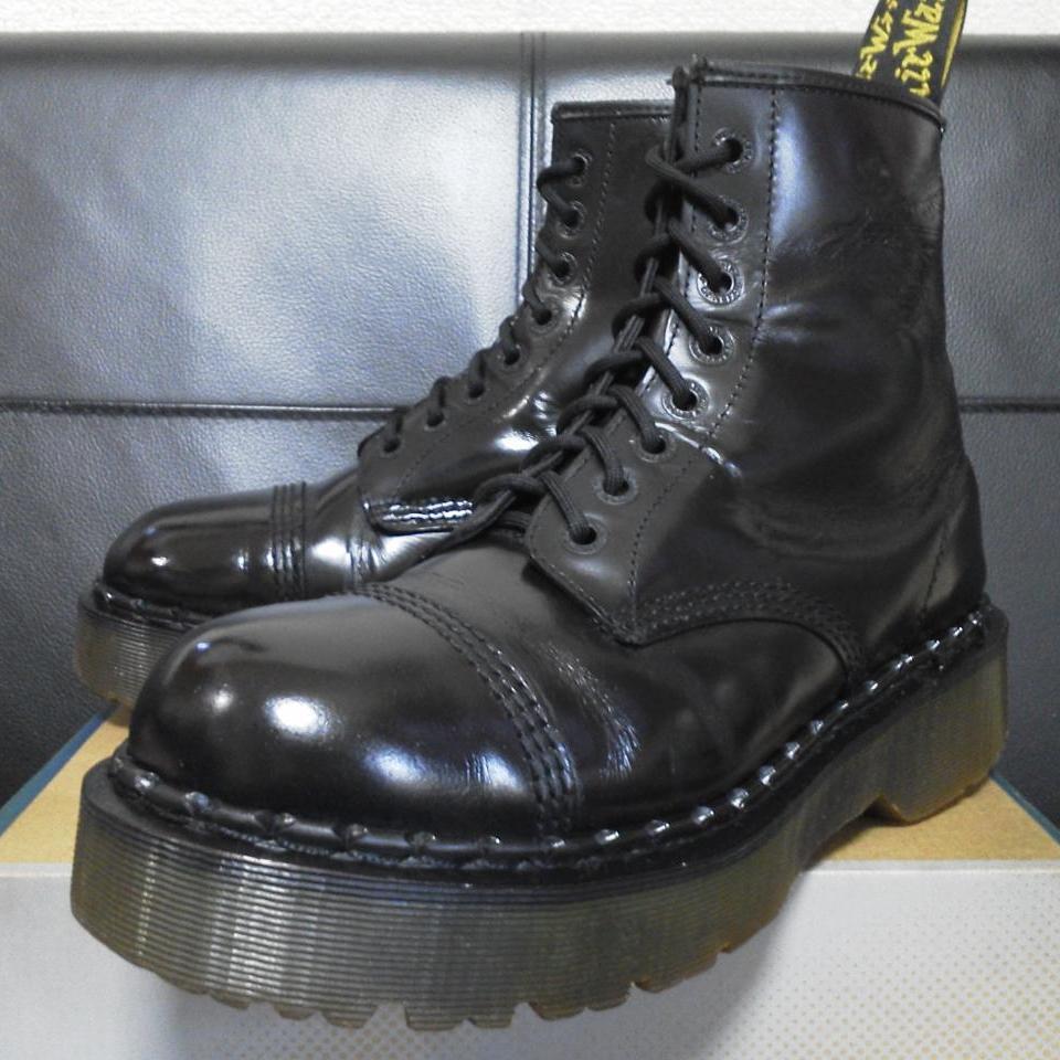 激レア】Dr.Martens 英国製 クレイジーボム UK9 厚底 8ホール