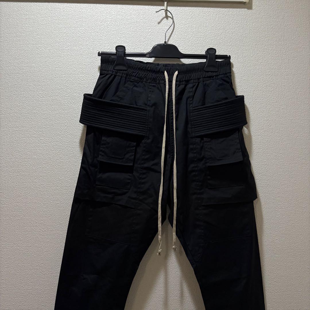 新品Rick Owens Creatch クリーチ カーゴパンツ ブラック S