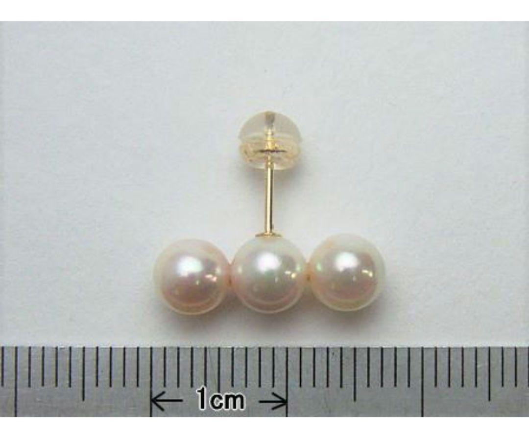 K18 あこやパール ピアス