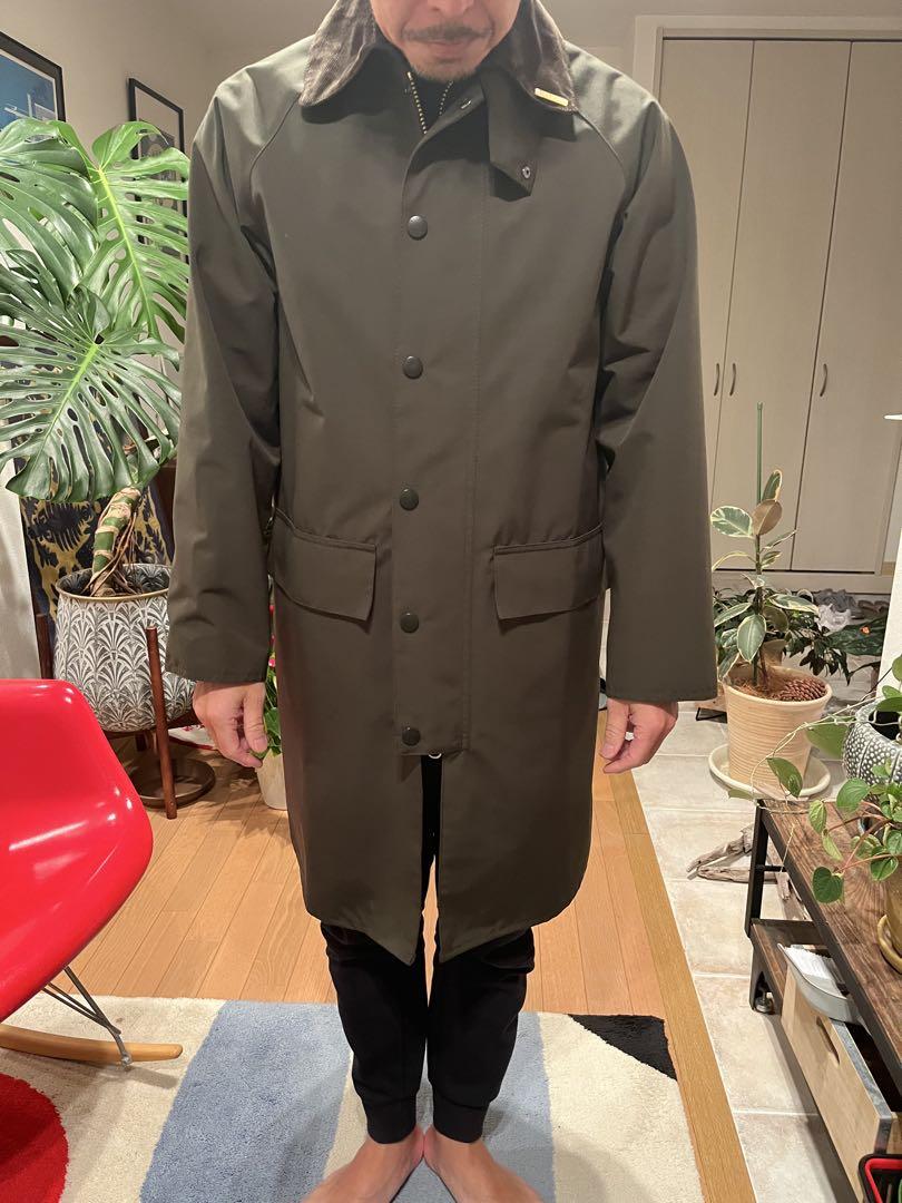 beamsの別注、Barbourのコート