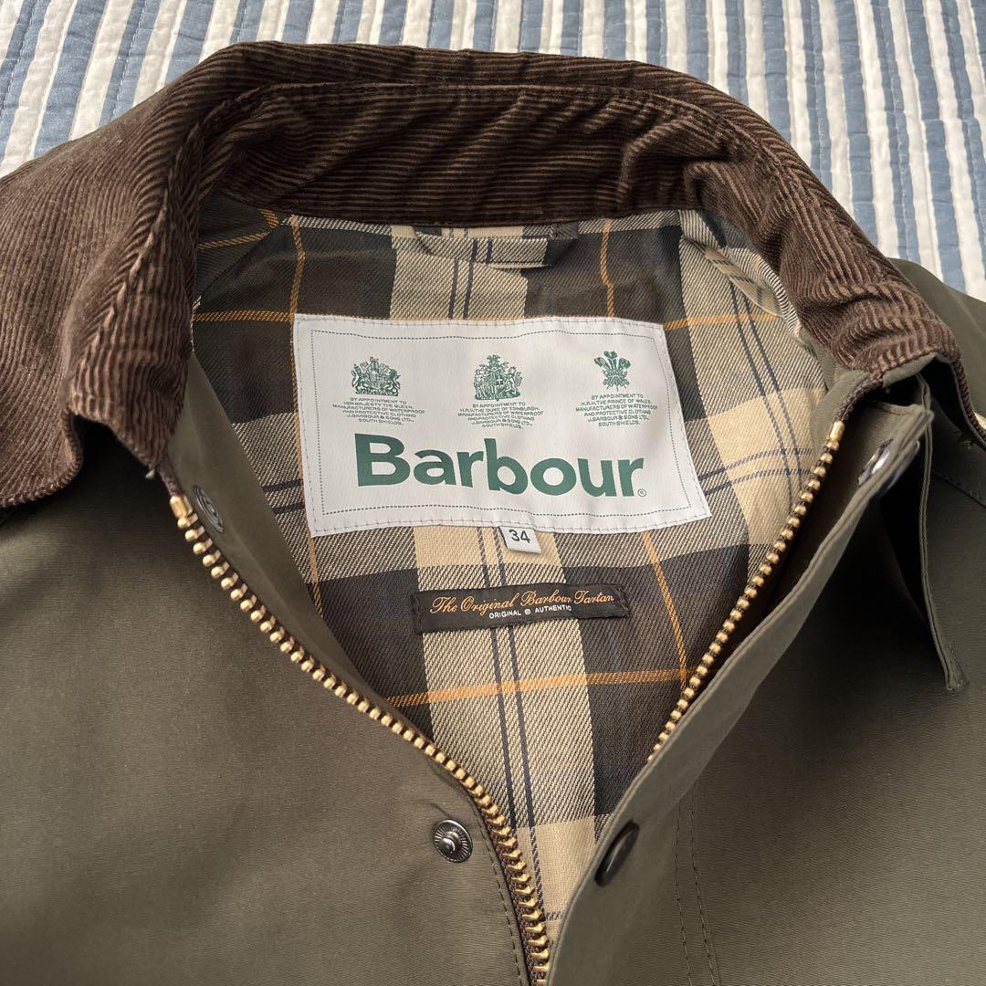 beamsの別注、Barbourのコート