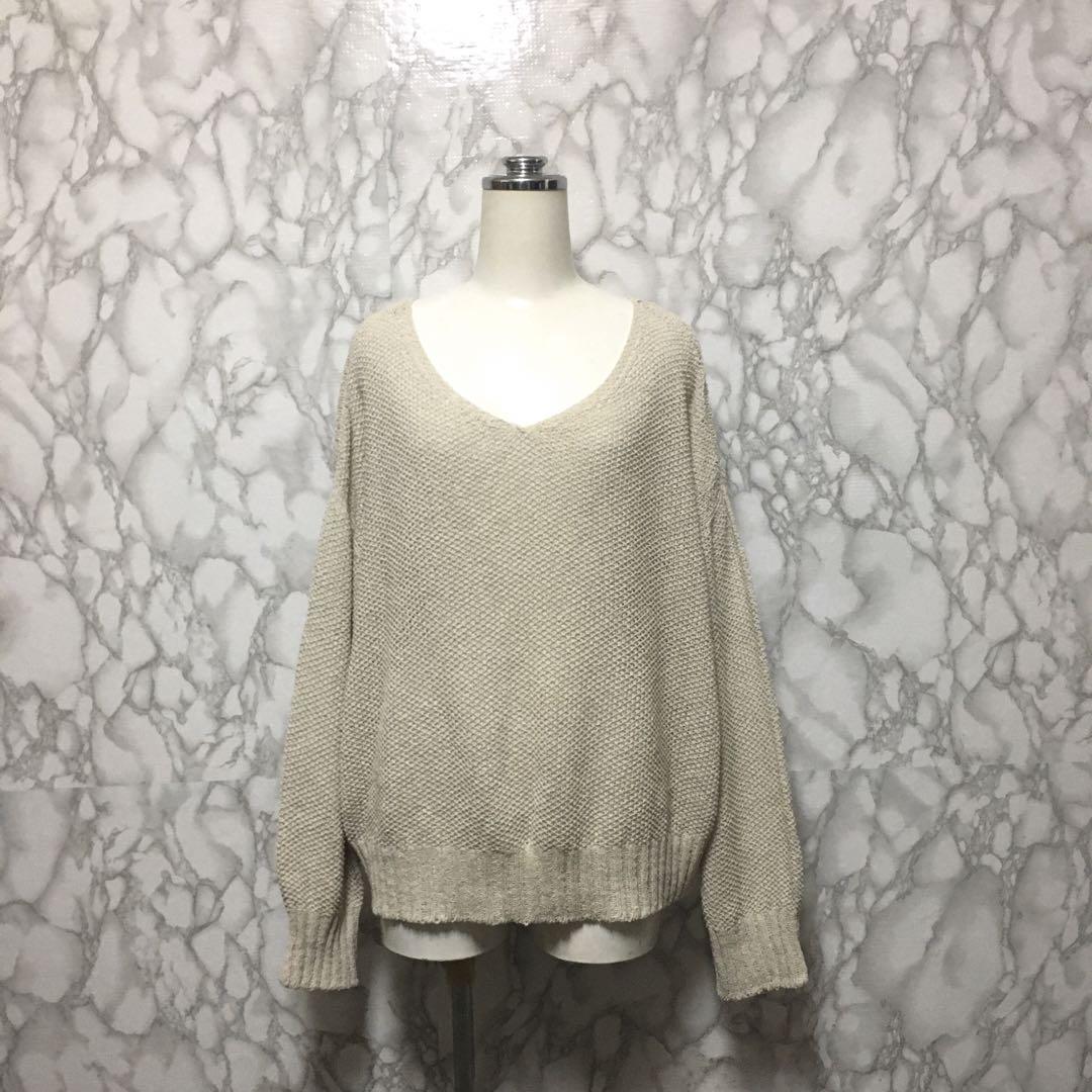 Spick and Span ペーパーヤーン 2Way プルオーバー 和紙