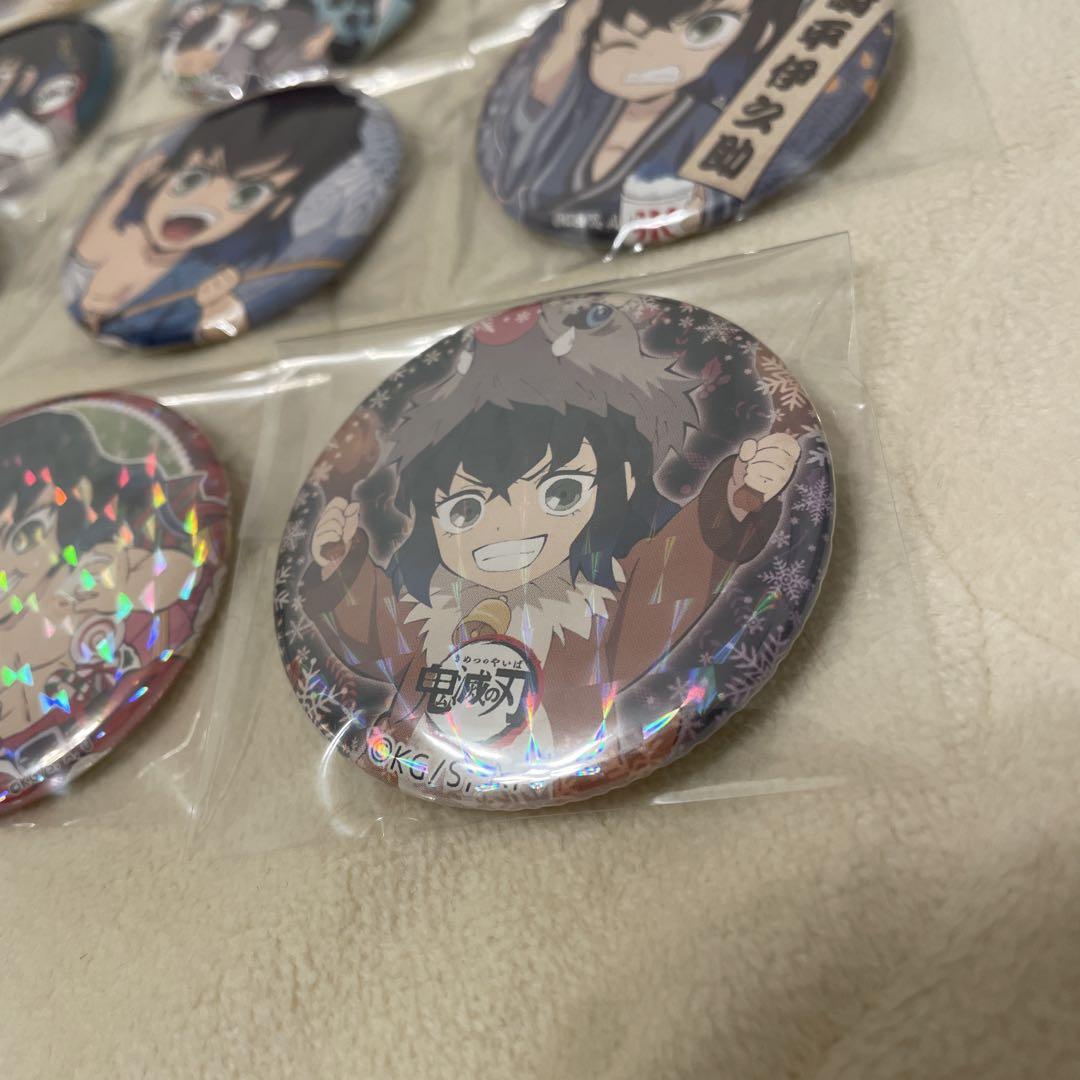 鬼滅の刃 みにきゃら 季節 イベント 缶バッジ 伊之助 25点セット