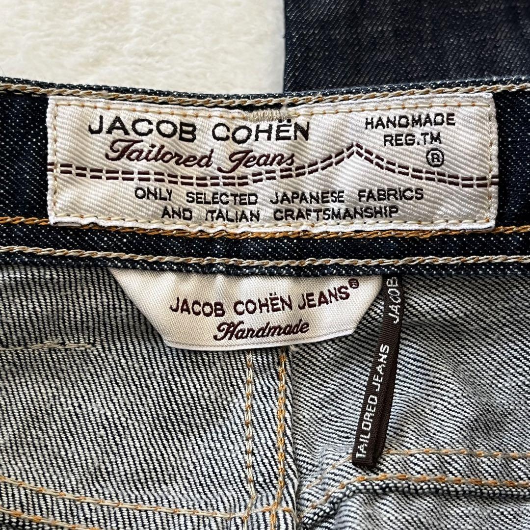 JACOB COHEN デニムパンツ w31 イタリア製 馬革