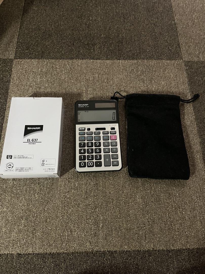SHARP EL-G37 電卓 収納袋付き