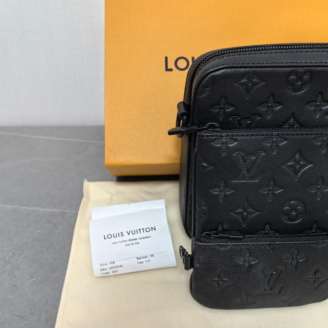 Louis Vuitton ブラックショルダーバッグ M46602 Louis Vuitton ブラックショルダーバッグ M46602