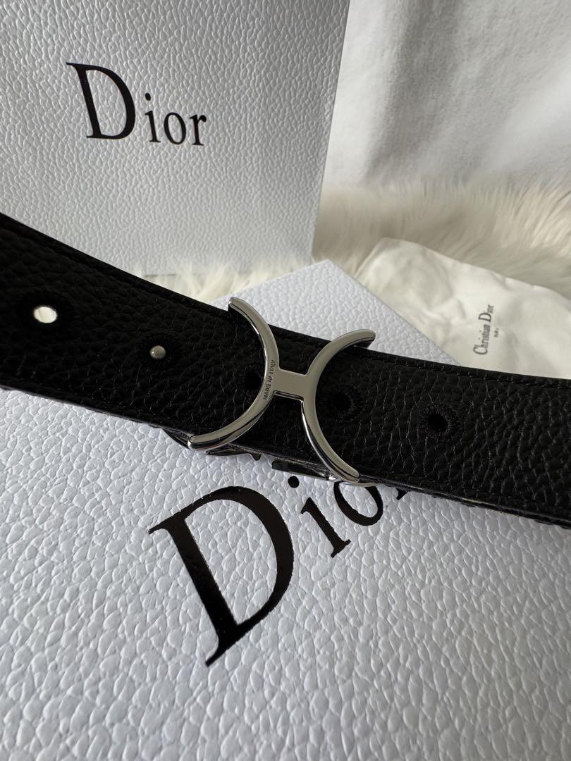 正規品☆ Dior ロゴ入りキャンバスベルト