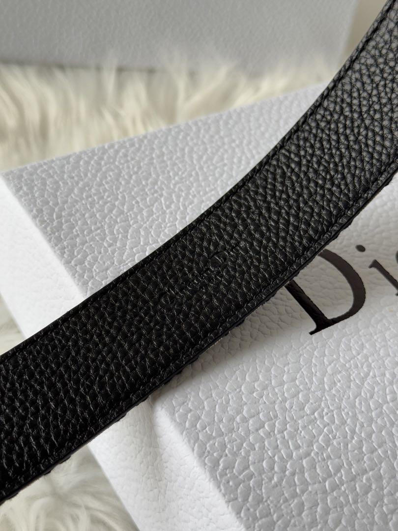 正規品☆ Dior ロゴ入りキャンバスベルト