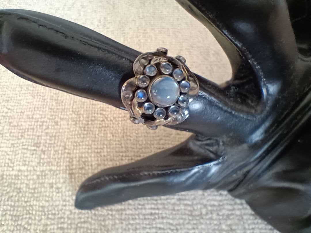 Georg Jensen ムーンストーン シルバーリング Georg Jensen ムーンストーン シルバーリング