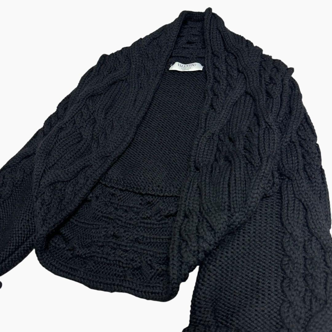 VALENTINO HIVER 2008 wool knit jacket