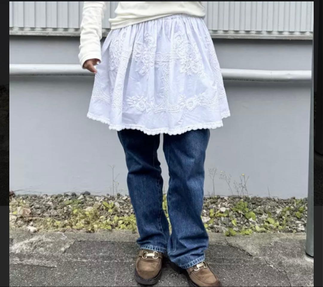 crinklecrinklecrinkle 2way mini skirt SIZE