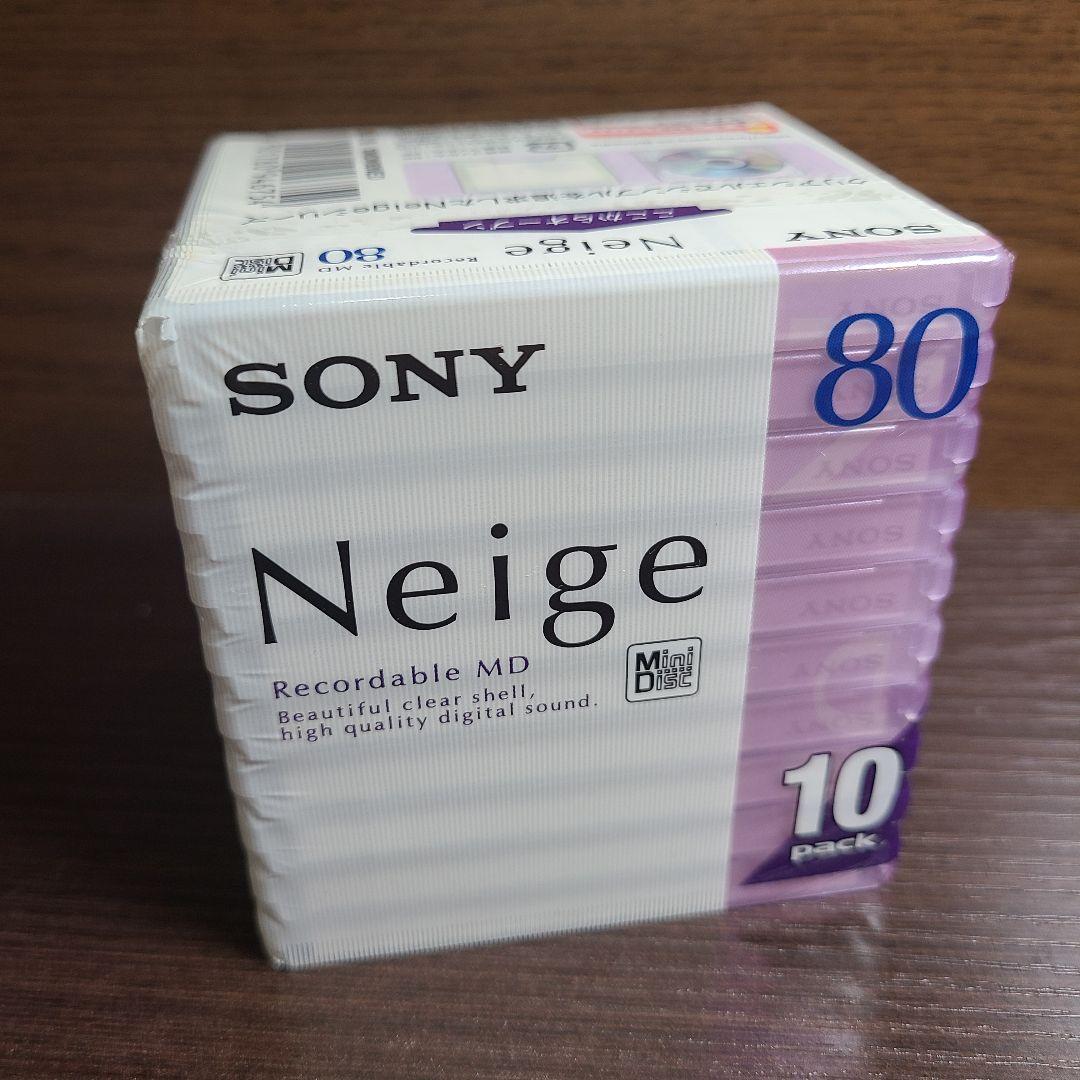 【未開封】MD SONY 80分 Neige 10枚パック エムディ ソニー