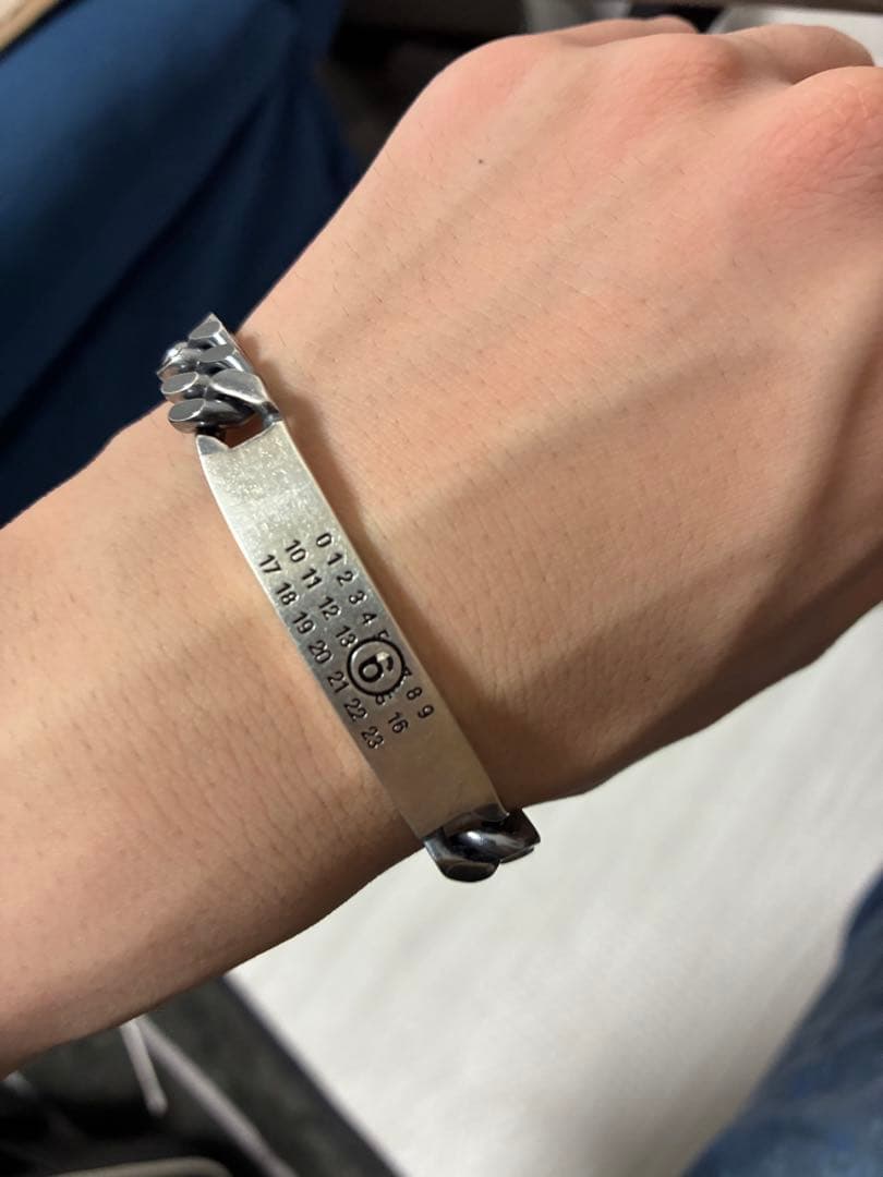 MM6 Maison Margiela ID チェーンブレスレット