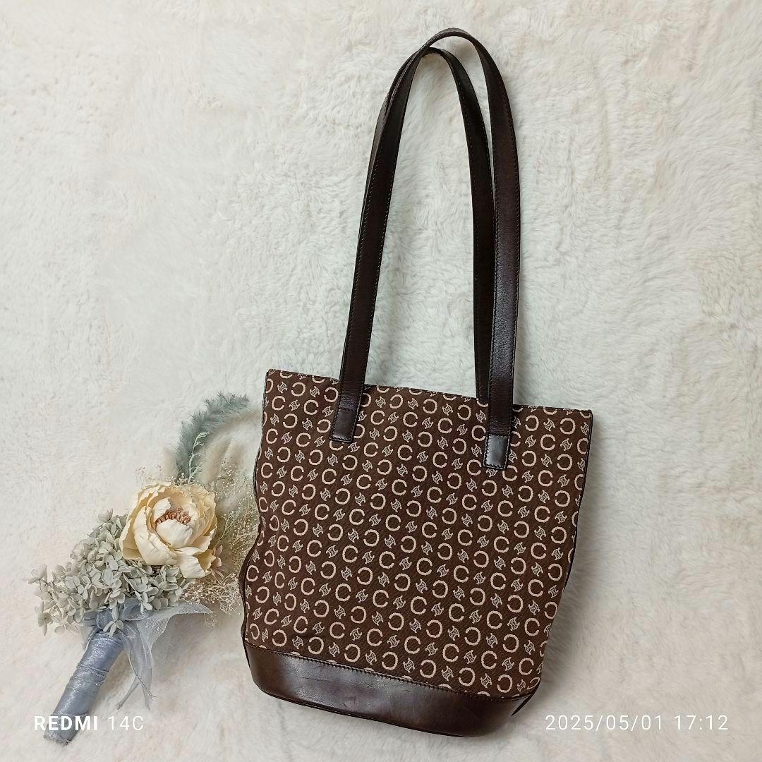 CELINE】サルキーキャンバス バケツ型トートバッグ - メルカリ