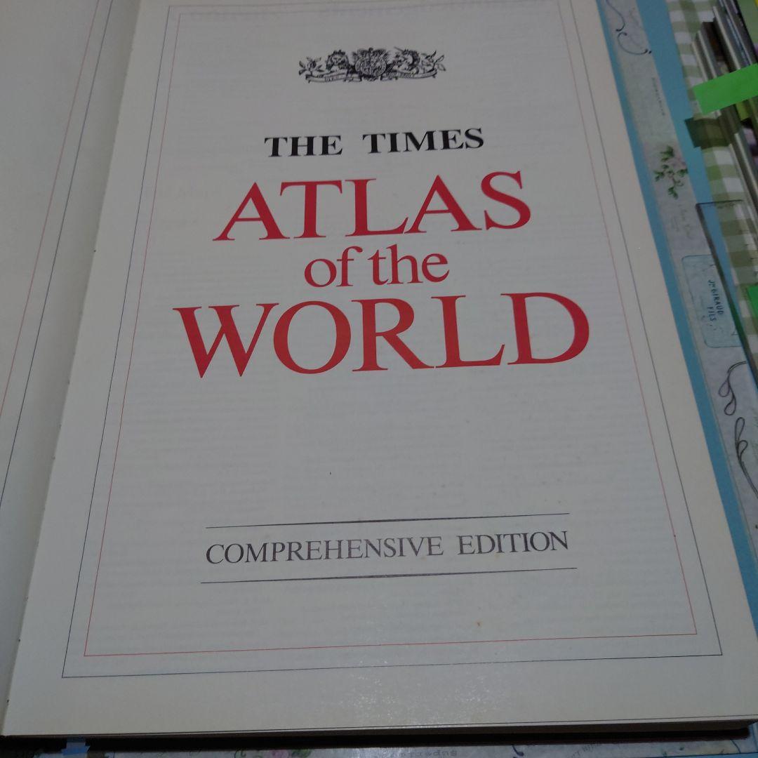 The Times ATLAS of WORLD 地図