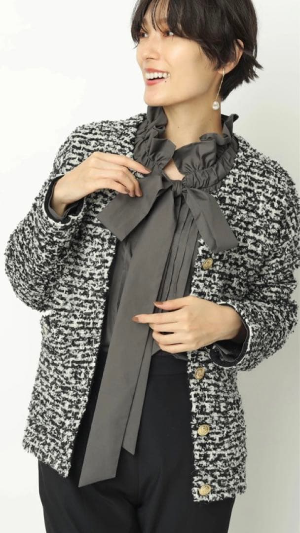 カデュネ CADUNE ギャザーブラウス 新品未使用 | pps.com.my