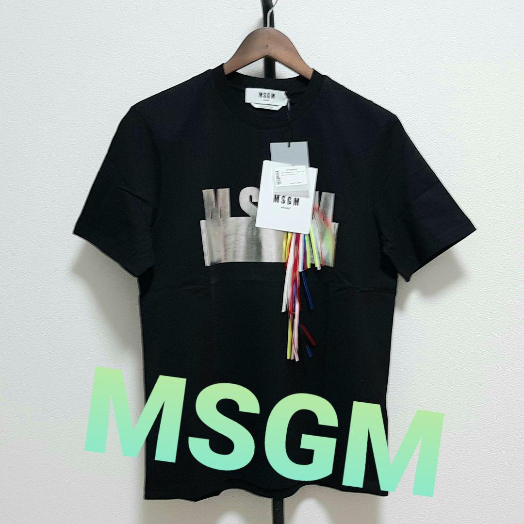 少々難ありMSGM Tシャツ ホワイト XSサイズ 新品 未使用 タグ付 - T ...