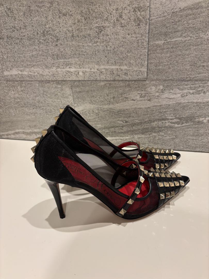 VALENTINO ロックスタッズ エナメル パンプス 100MM