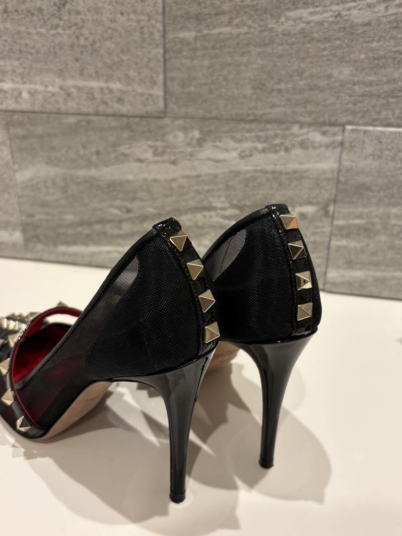VALENTINO ロックスタッズ エナメル パンプス 100MM