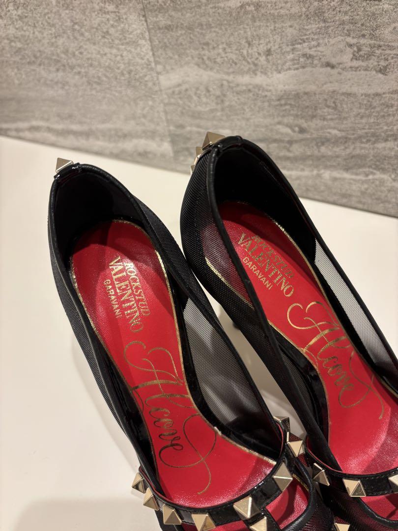 VALENTINO ロックスタッズ エナメル パンプス 100MM