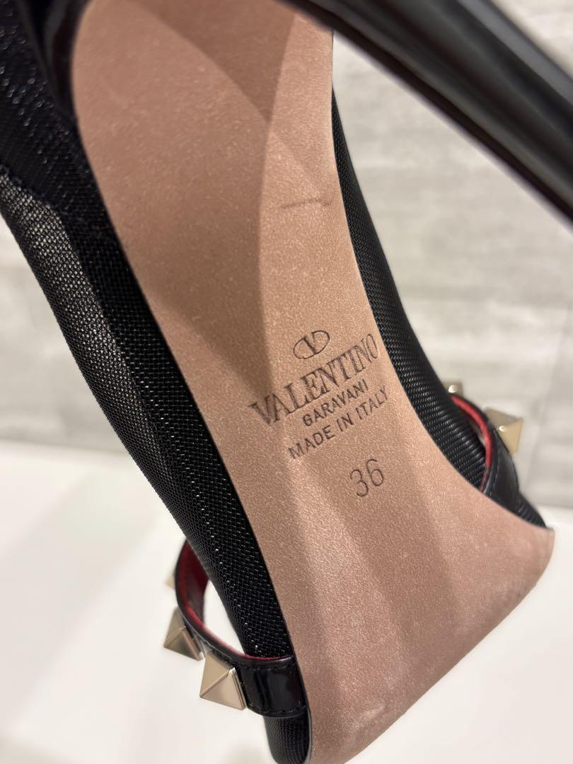 VALENTINO ロックスタッズ エナメル パンプス 100MM