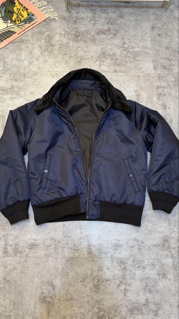 【美品】レア　HUF ハフ　ブルゾン　アウター　リバーシブル