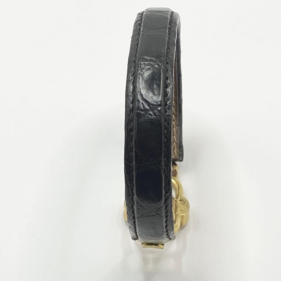 CELINE●ブレスレット●馬車金具●ホース●レザー●ブラウン●