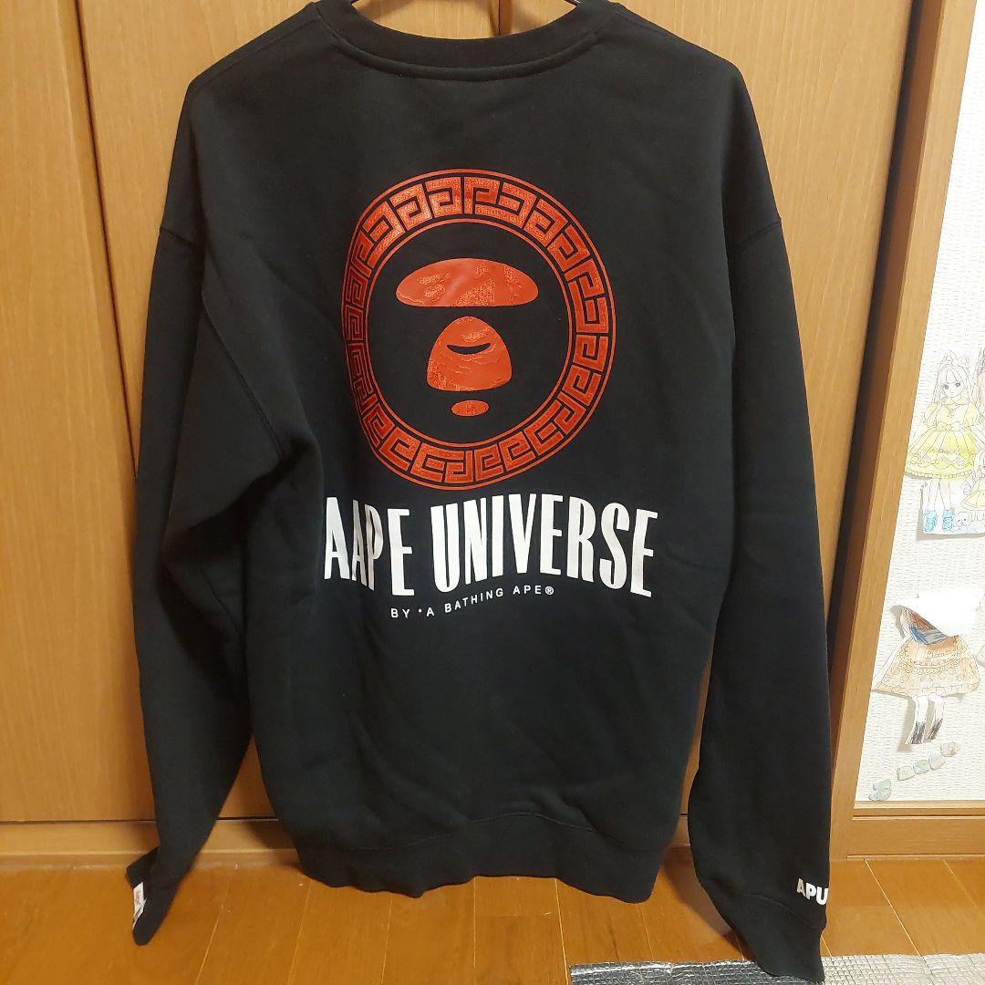 AAPE BY A BATHING APE トレーナー　スウェット　黒
