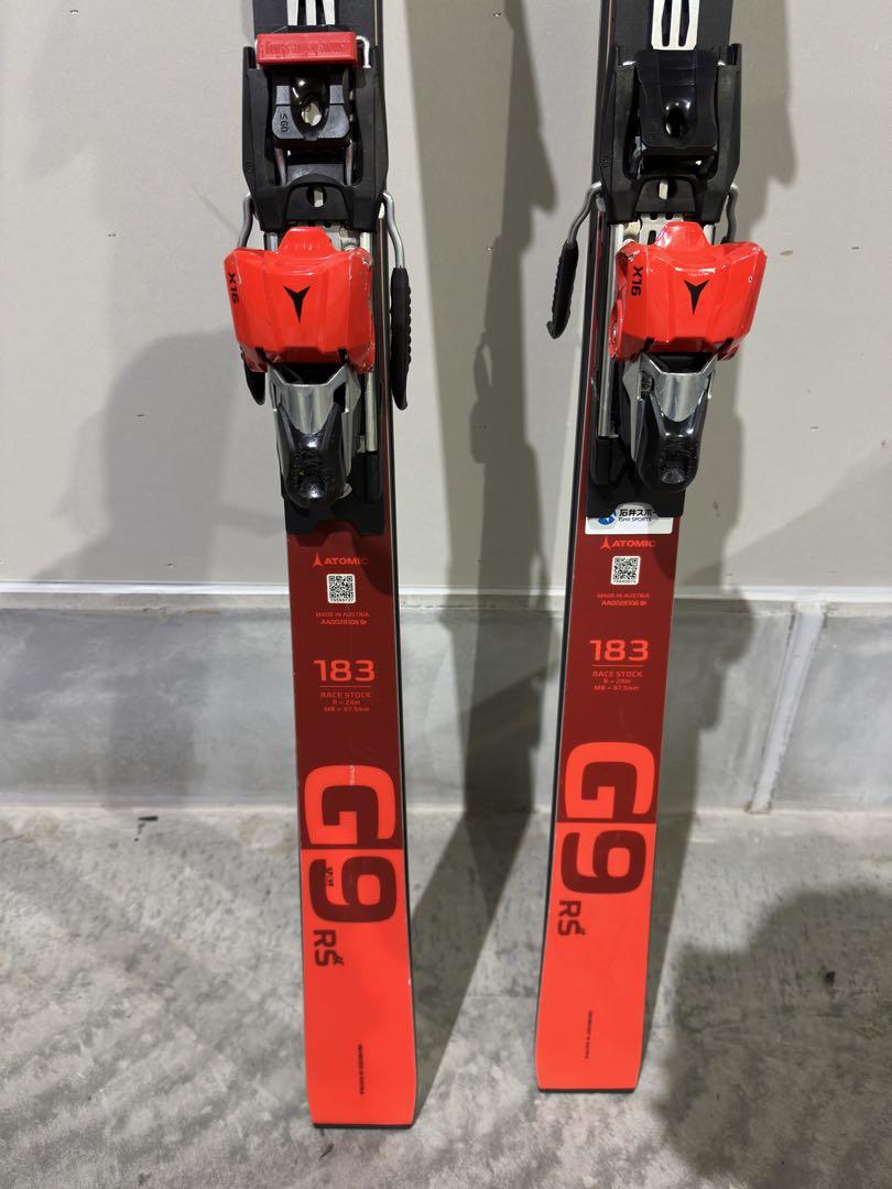 ☆Atomic スキー板 G9 レッドスター 183cm
